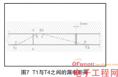 印制板中爬电距离和电气间隙检测的探讨